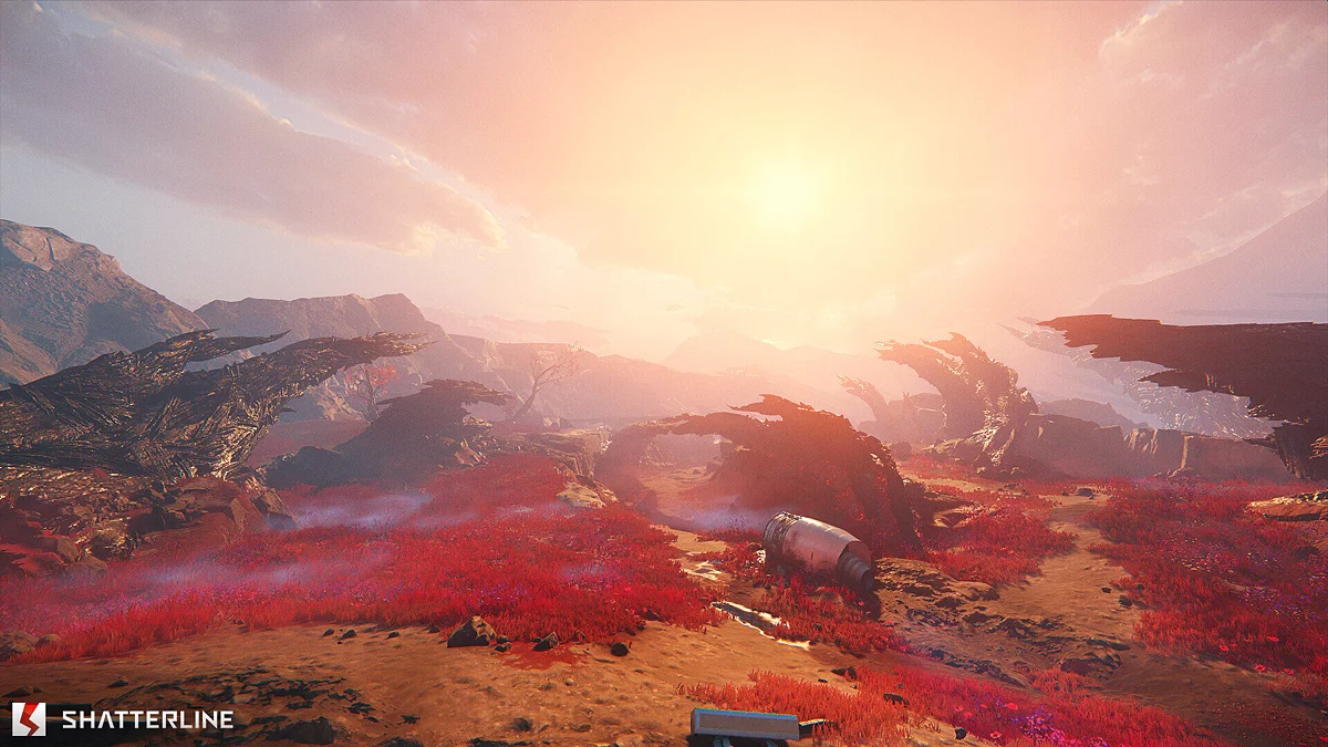 Screenshot dari Shatterline