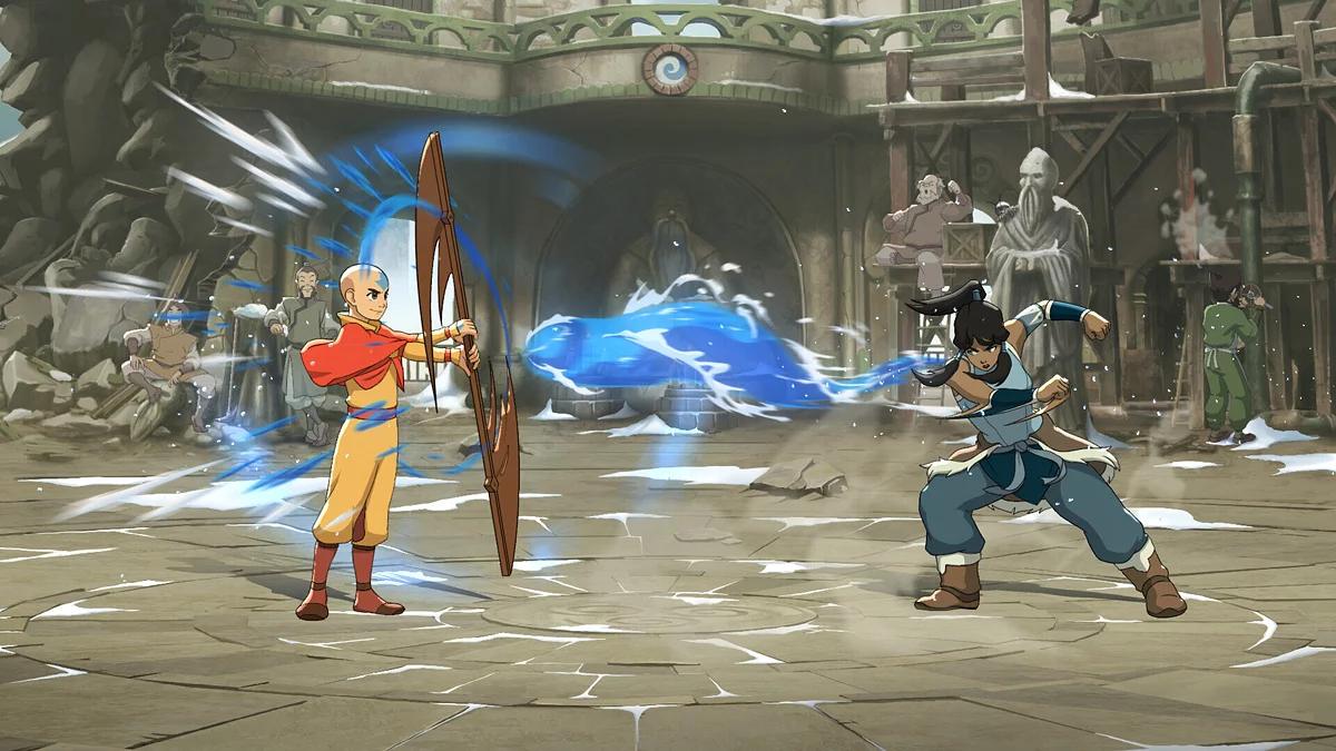 Screenshot dari Avatar Legends: The Fighting Game