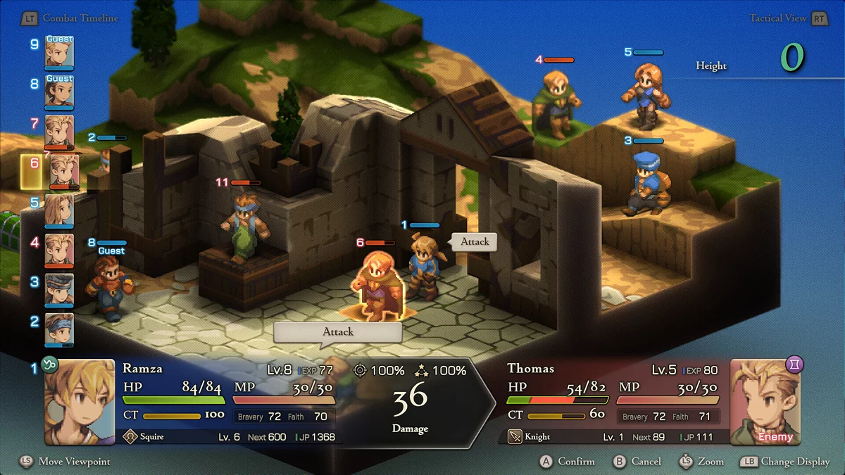 Zrzuty ekranu z Final Fantasy Tactics - The Ivalice Chronicles