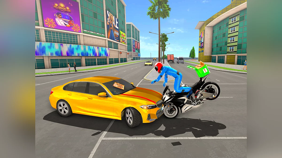 Zrzuty ekranu z Hot Pizza Home Rush Rider