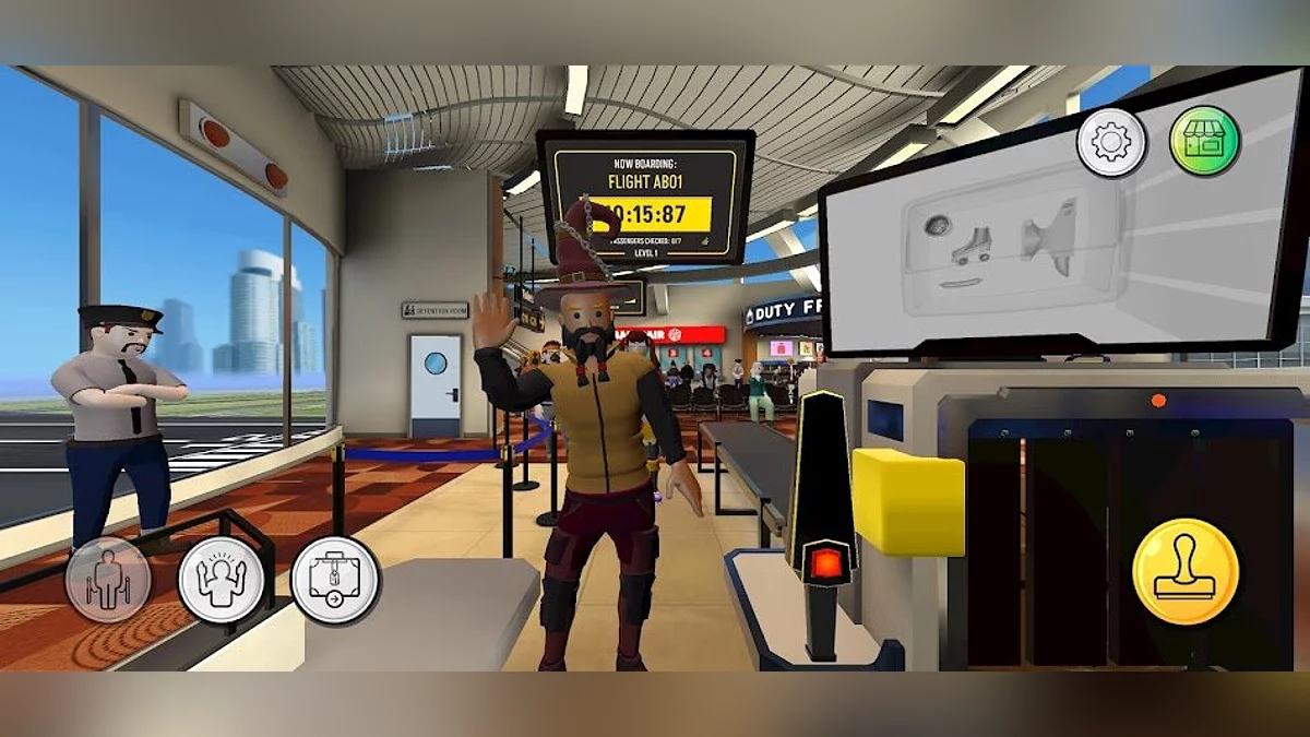 Zrzuty ekranu z Airport Security Guard