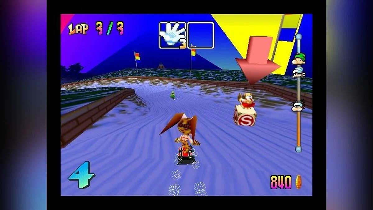 Captures d'écran de Snowboard Kids / Image 40