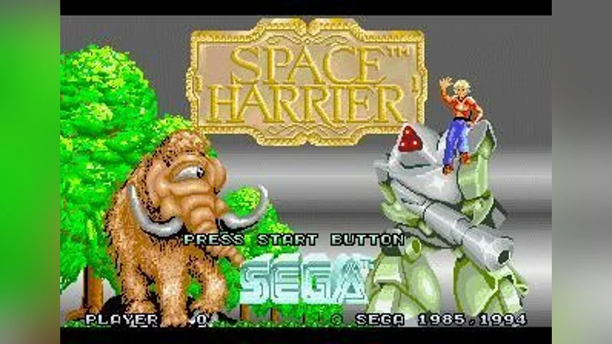 Capturas de tela de Space Harrier / Imagem 3