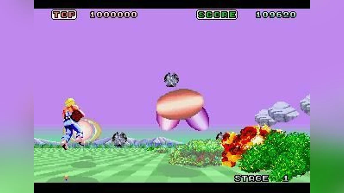 Capturas de tela de Space Harrier / Imagem 4