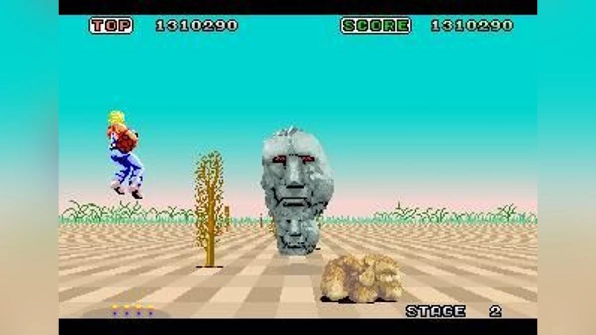 Capturas de tela de Space Harrier / Imagem 5