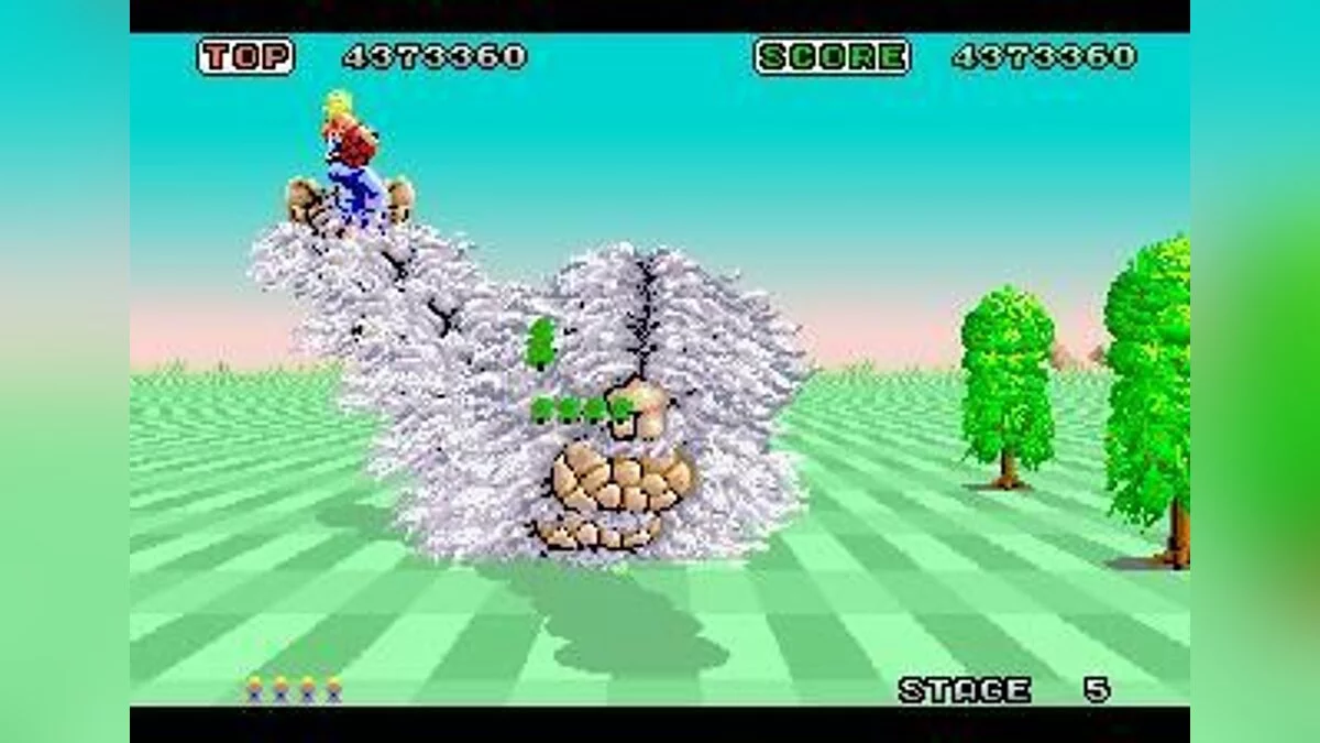 Capturas de tela de Space Harrier / Imagem 7