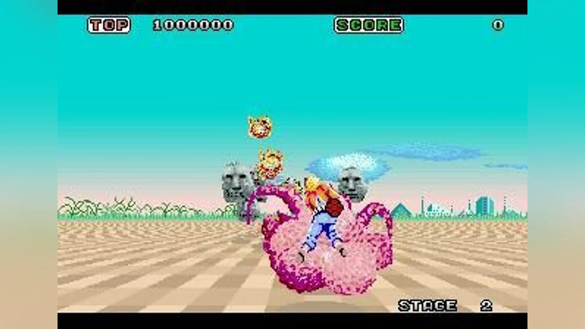Capturas de tela de Space Harrier / Imagem 9