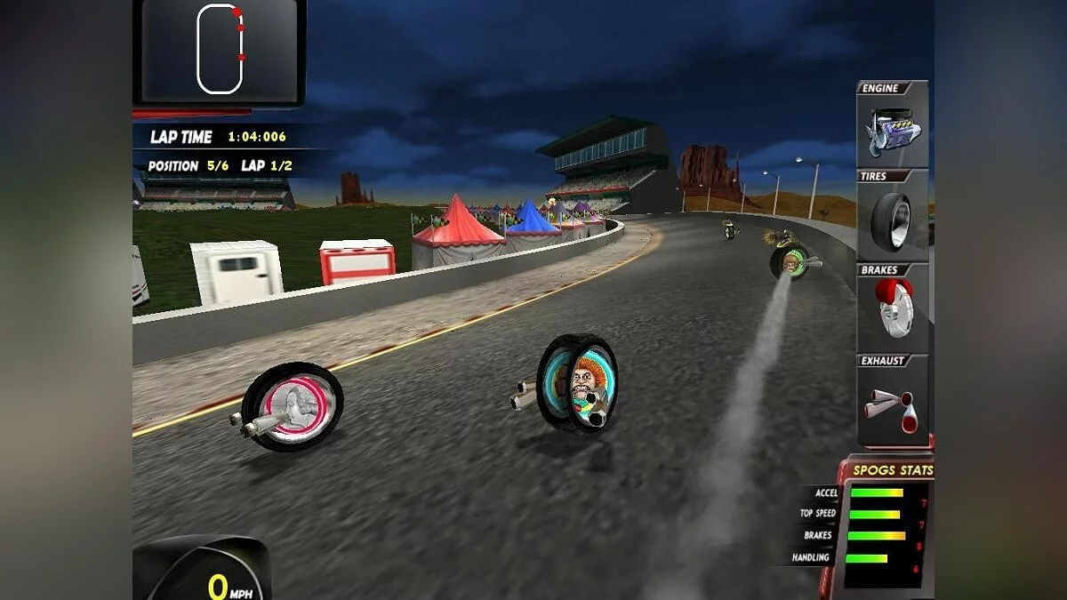 Скріншоти з SPOGS Racing