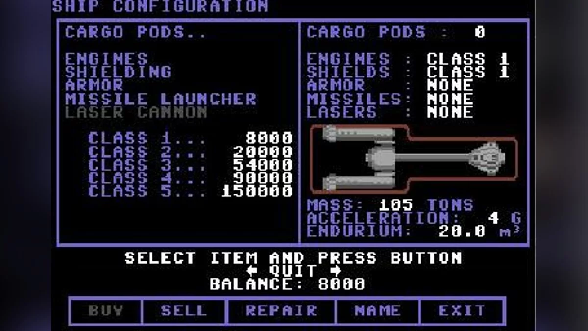 Screenshots from Starflight / Image 4
