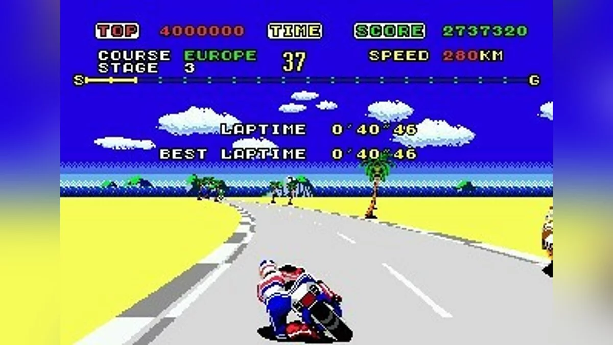 Capturas de tela de Super Hang-on / Imagem 73