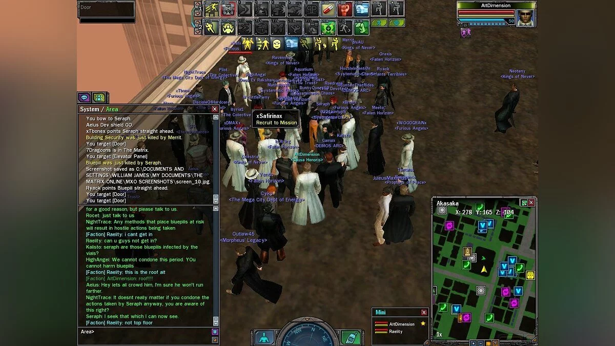 Captures d'écran de Matrix Online / Image 63
