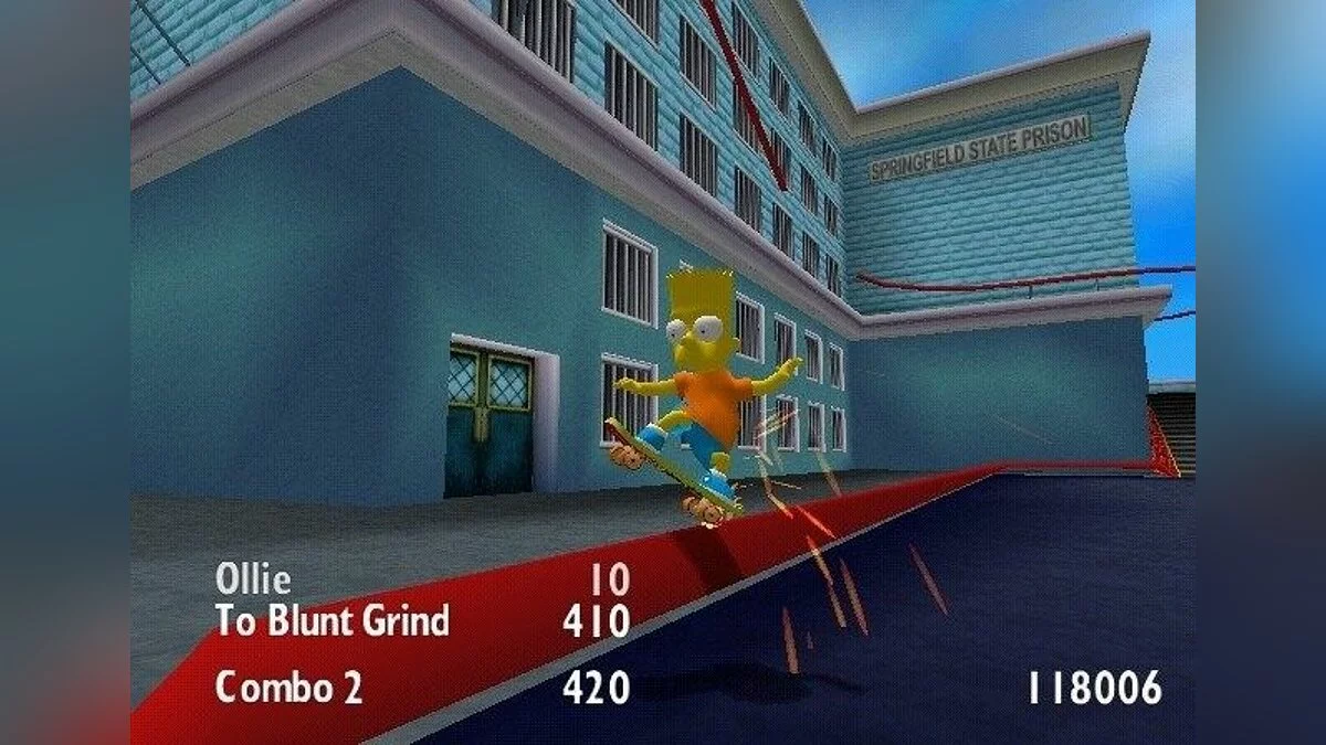 Simpsons Skateboarding image