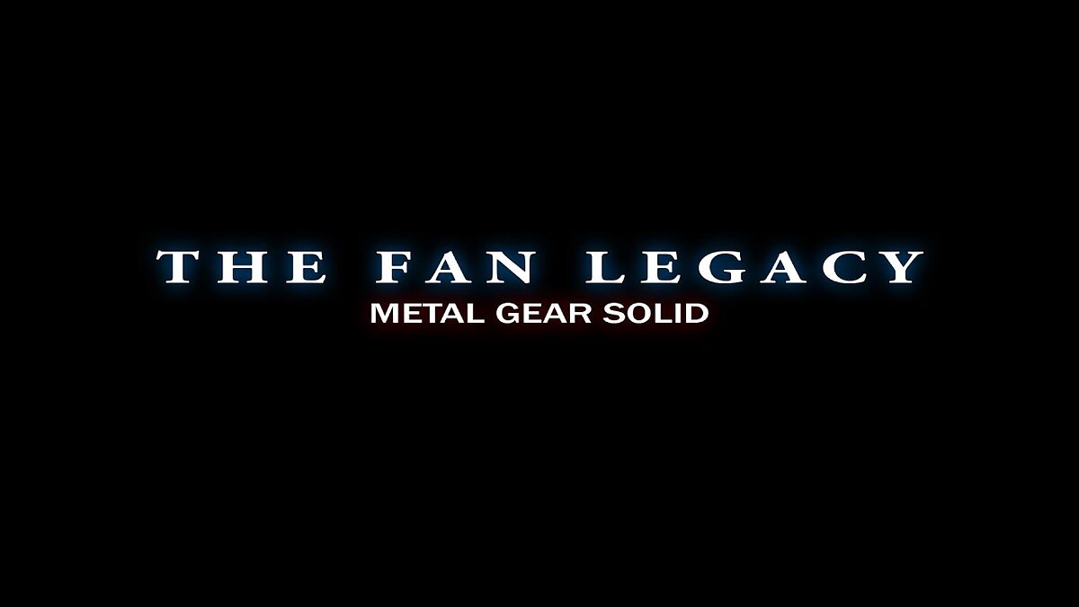 Fan Legacy: Metal Gear Solid video