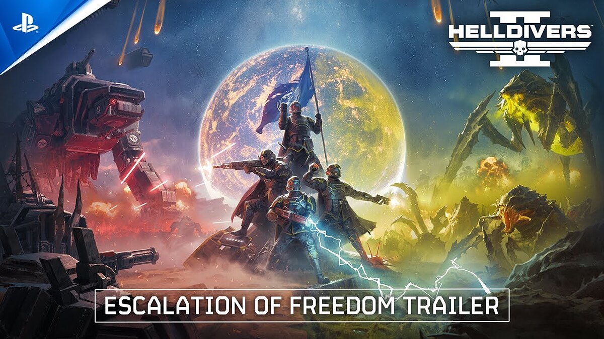  Helldivers 2 — трейлер обновления Escalation of Freedom