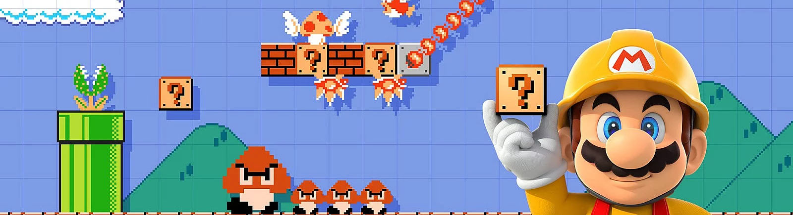 Super Mario Maker (Mario Maker) - kaj je ta igra, napovednik, sistemske zahteve, ocene in mnenja, cene in popusti, vodiči in prehodi, podobne igre 