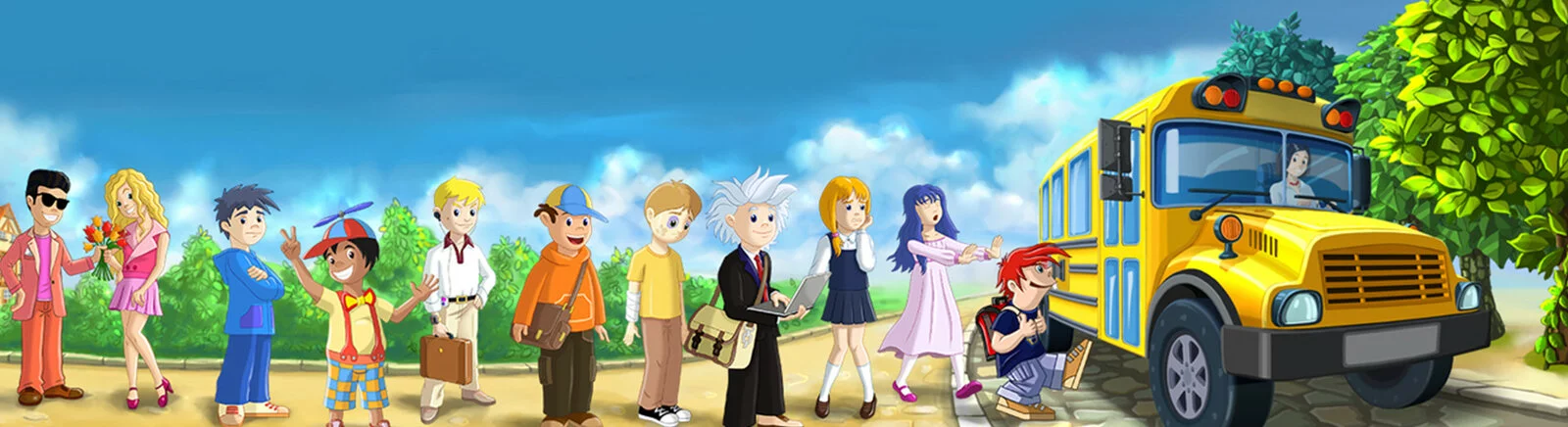 School Bus Fun - All About the Game: trailer, system requirements, reviews and ratings, prices and discounts, guides and walkthrough, similar games 