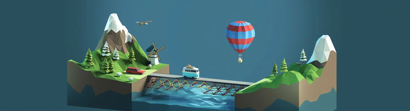 Poly Bridge - Was ist das für ein Spiel, Trailer, Systemanforderungen, Bewertungen und Rezensionen, Preise und Rabatte, Guides und Walkthroughs, ähnliche Spiele 