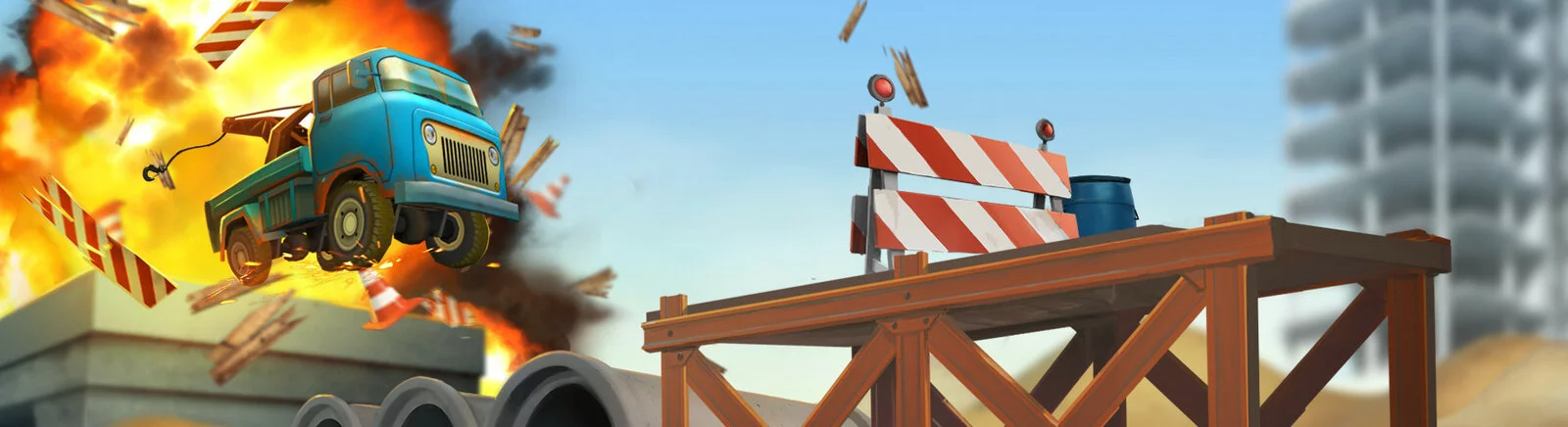 Bridge Constructor Stunts - kaj je ta igra, napovednik, sistemske zahteve, ocene in mnenja, cene in popusti, vodiči in prehodi, podobne igre 