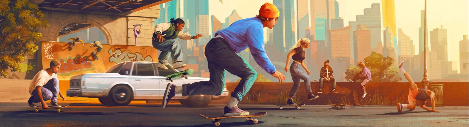 A Arte skate. - total de 1 arte do jogo
