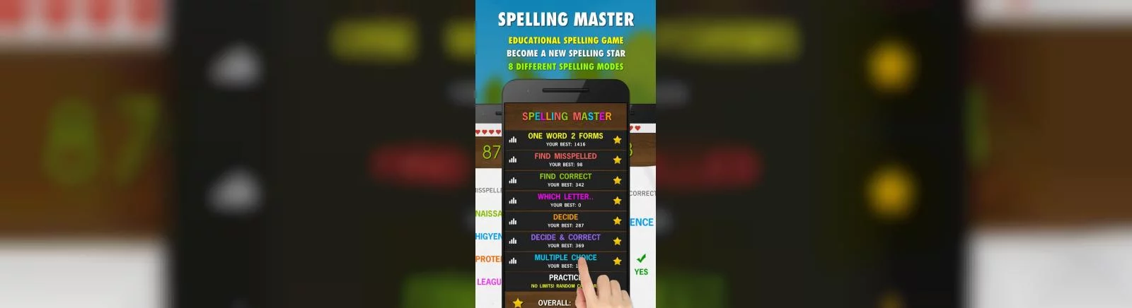 Spelling Master - All About the Game: trailer, system requirements, reviews and ratings, prices and discounts, guides and walkthrough, similar games 