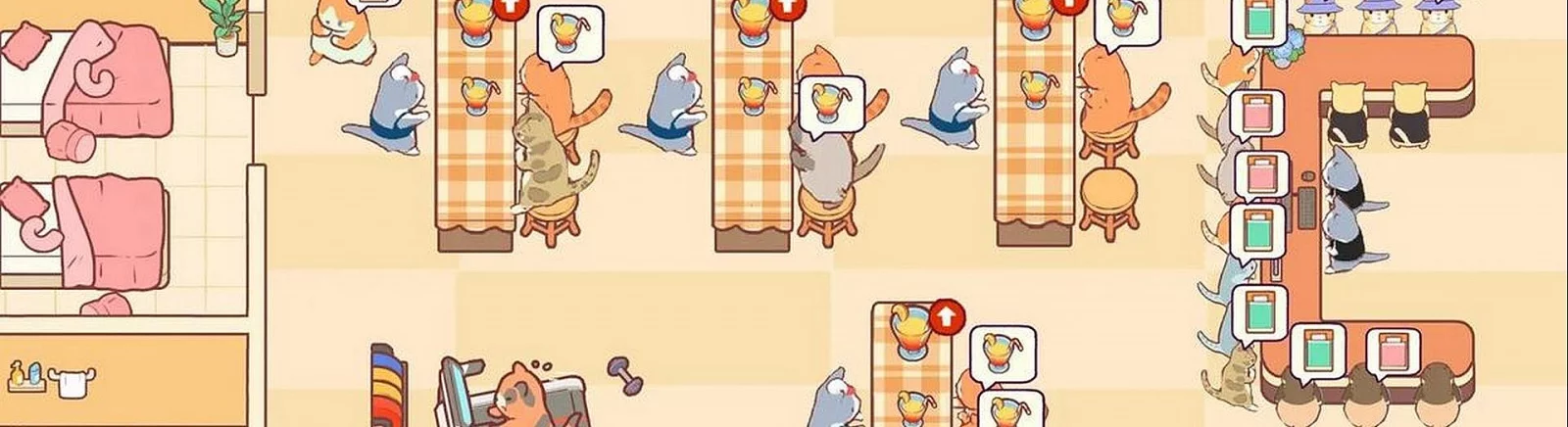 Screenshots Cat Hotel: Idle Tycoon Games - total 4 images from the game