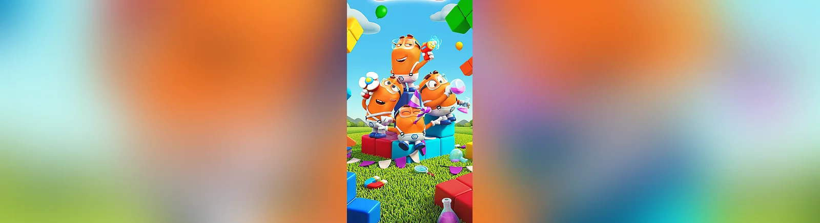 A Arte Cube Busters - total de 3 artes do jogo
