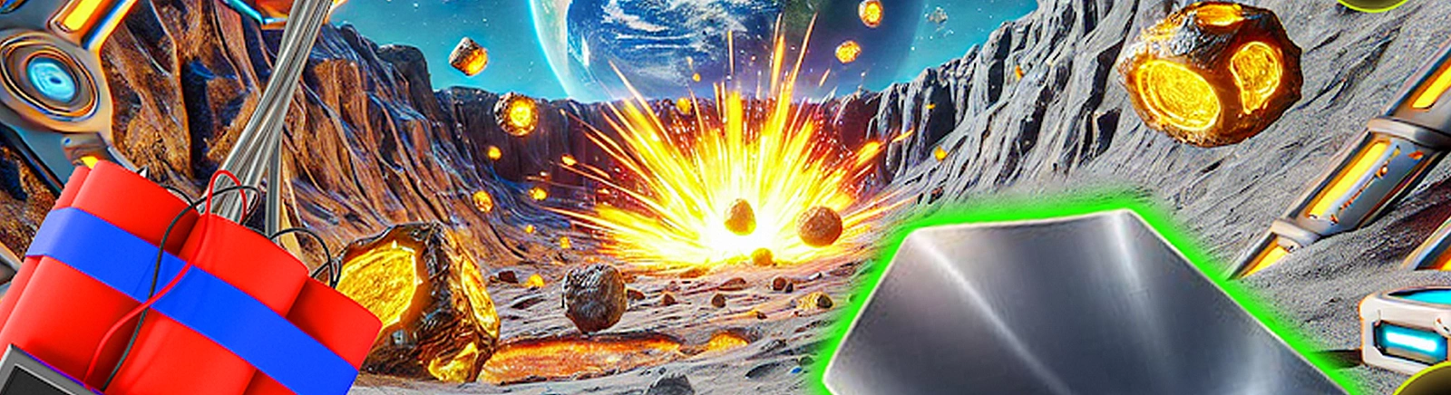 Screenshots Space Mining 3D: Moon Digging - insgesamt 5 Bilder aus dem Spiel