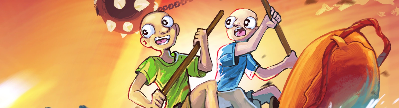 A Arte Paddle Paddle Paddle - total de 3 artes do jogo