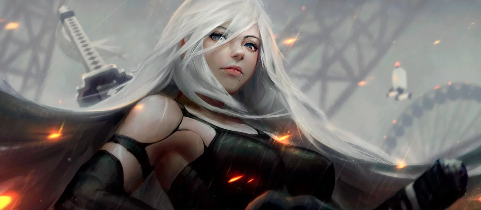 В Cyberpunk 2077 добавили полураздетую A2 из NieR: Automata