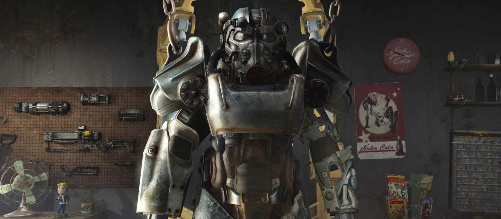 A mod has been released for Fallout 4 that allows you to shoot while sliding like in Call of Duty