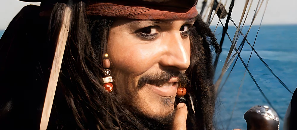Джонні Депп знову перевтілився в культовий образ капітана Джека Горобця з «Піратів Карибського моря»