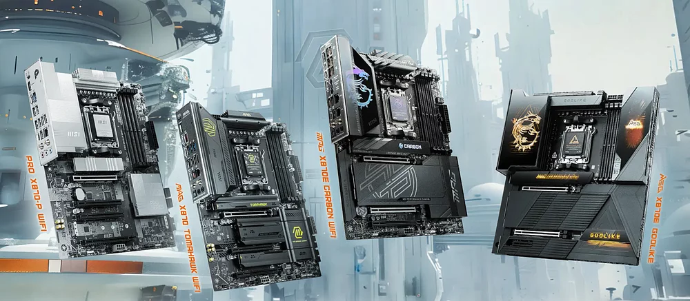 MSI представила нову лінійку материнських плат на чипсетах AMD X870E і X870