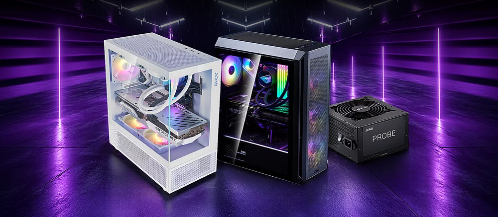 XPG випускає пару доступних корпусів і серію блоків живлення