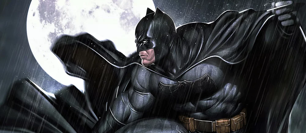 Художник показав російську версію Бетмена, що стоїть на варті Ростова-на-Дону