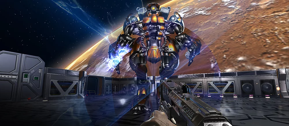 На PC можна безкоштовно завантажити бюджетний шутер з роботами та монстрами, що нагадує Serious Sam