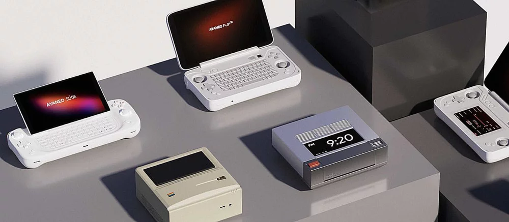 Представлені складні приставки AyaNeo Flip і міні-ПК Retro AM02