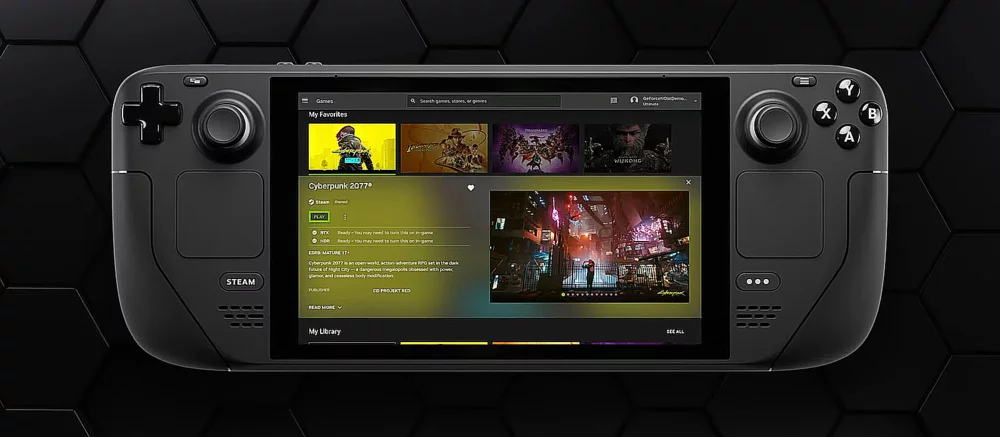 GeForce Now 将支持 4K 画质登陆 Steam Deck