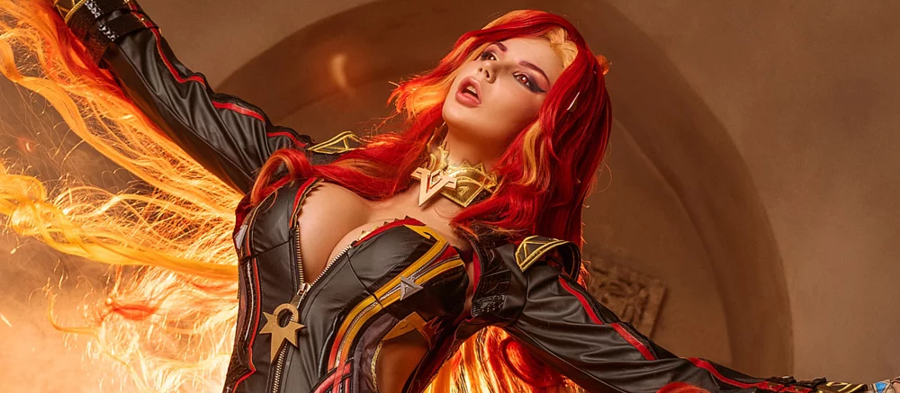 Косплеєрша розділу Мавуіку з Genshin Impact