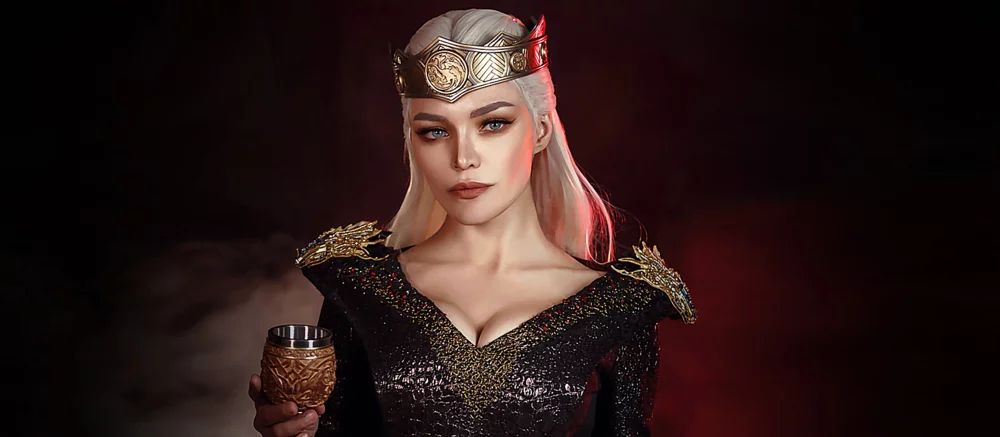 Косплеєрша розділу Рейеніру з серіалу «Дім Дракона»