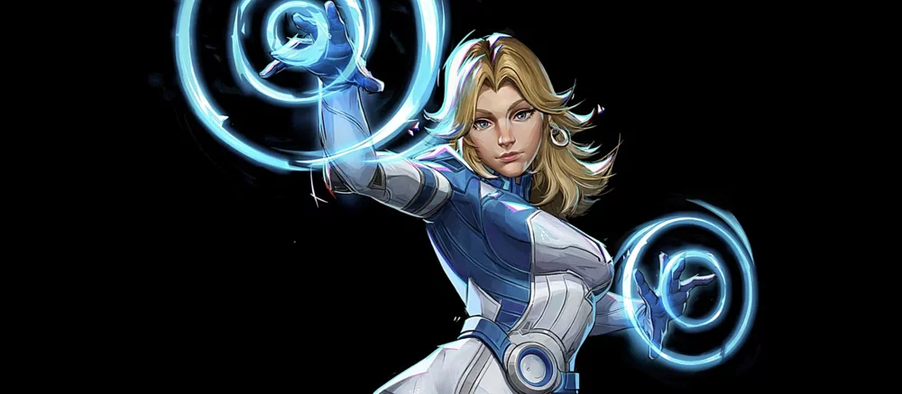 Fãs de Marvel Rivals Estão Obcecados pela Nova Pele de Sue Storm: Malice Inspira Arte de Fãs Ousada