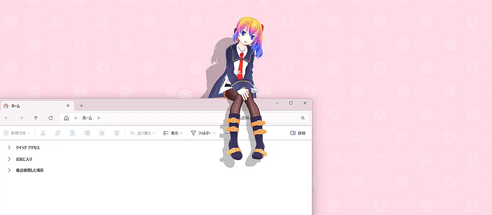 В Steam вийшла безкоштовна Desktop Mate, яка додасть на робочий стіл аніме-дівчину