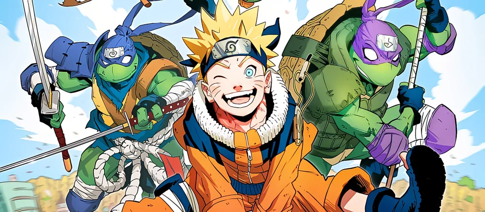 З'явилися нові зображення кросовера «Черепашок Ніндзя» та «Наруто» з Сакурою, Саске, Шреддером та іншими героями
