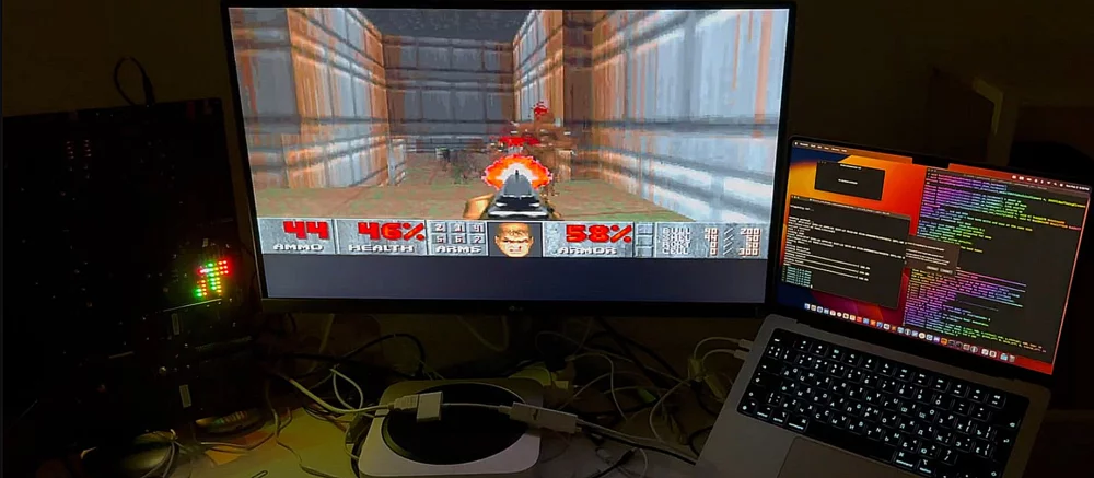 Okazuje się, że można uruchomić DOOM nawet na adapterze HDMI Apple