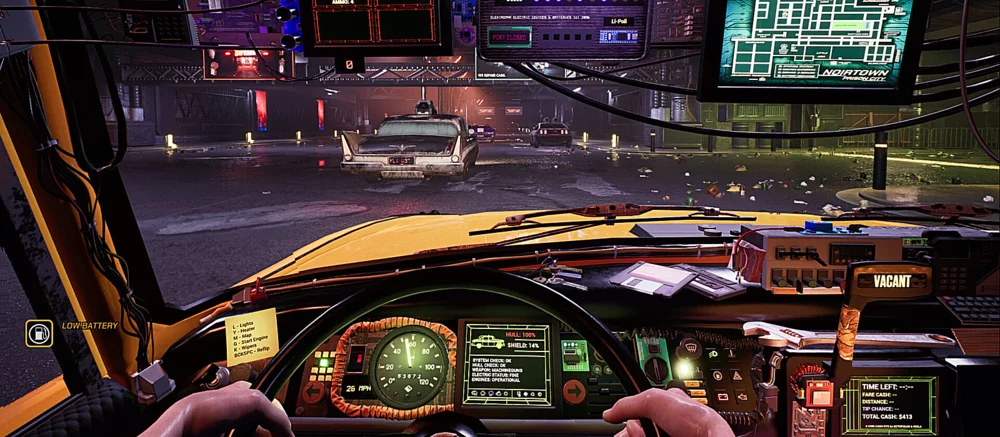 Вийшов трейлер кіберпанк-шутера з відкритим світом і керованим транспортом про водія таксі