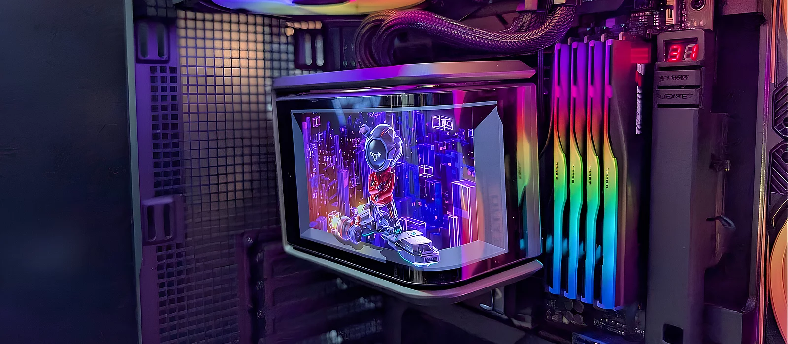 ASUS se prepara para lanzar un enfriador con pantalla para la personalización de PC