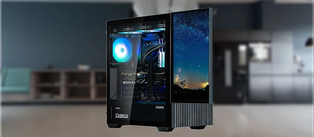 Компанія ZALMAN представила корпус з від'єднуваним 15-дюймовим дисплеєм