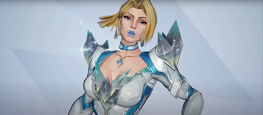 漫威对手的艾玛·弗罗斯特占领了互联网，玩家们对她的付费皮肤和时尚物理感到疯狂