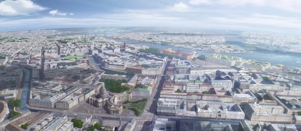 В Росії звернули увагу на аніме-серіал «Твоя форма», де можна побачити альтернативний Санкт-Петербург