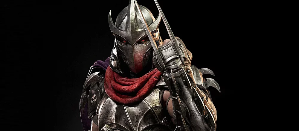 Shredder ganhou um novo visual no crossover das Tartarugas Ninja com Naruto