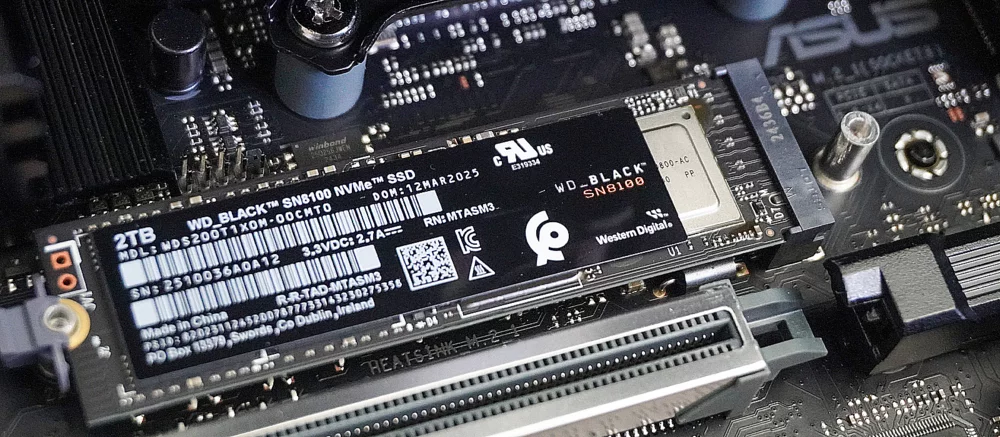 Представлено SSD SanDisk WD Black SN8100: рекордна швидкість PCIe 5.0 та низьке енергоспоживання